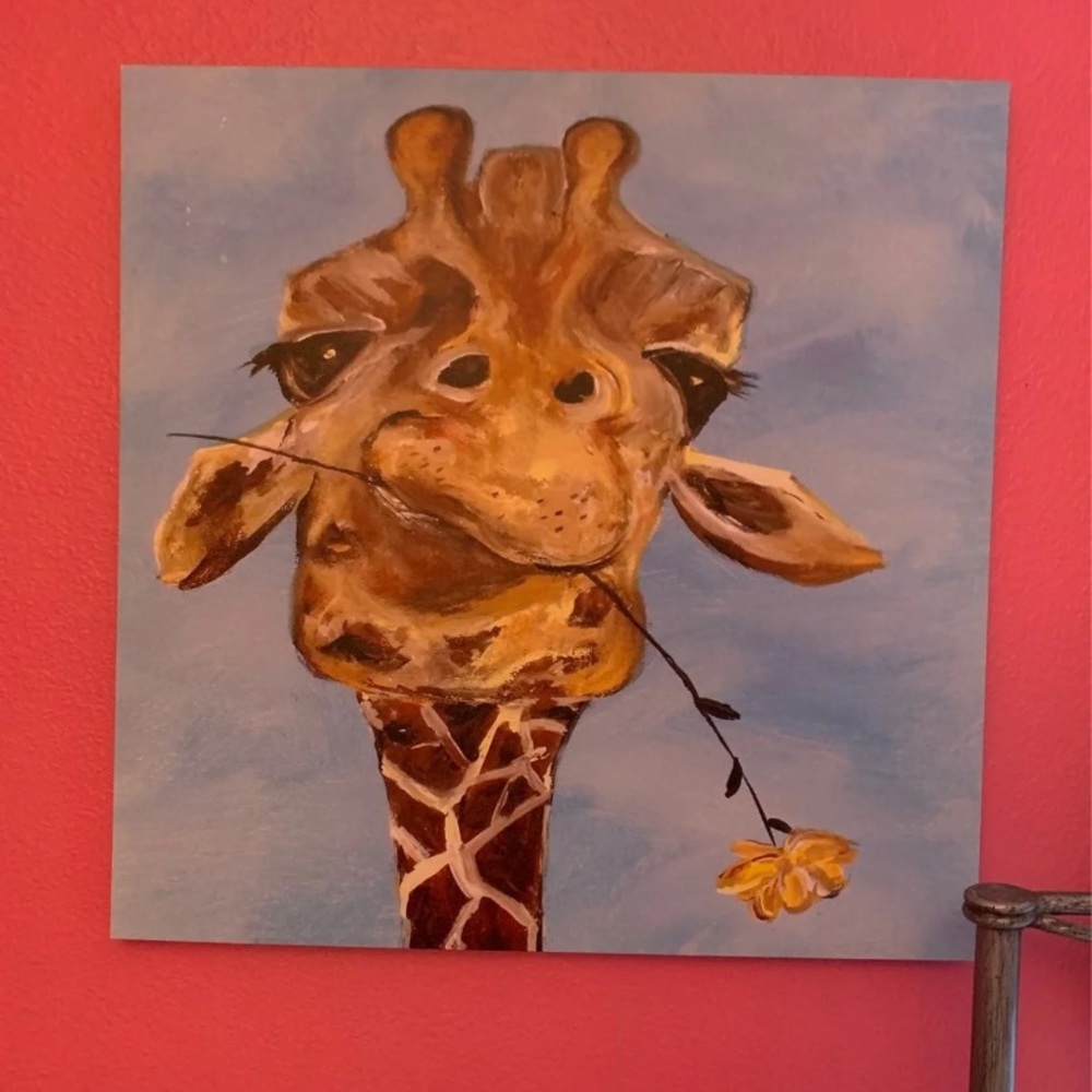 Giraffe Canvas Wall Art